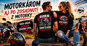 Motorkárom aj po zosadnutí z motorky
