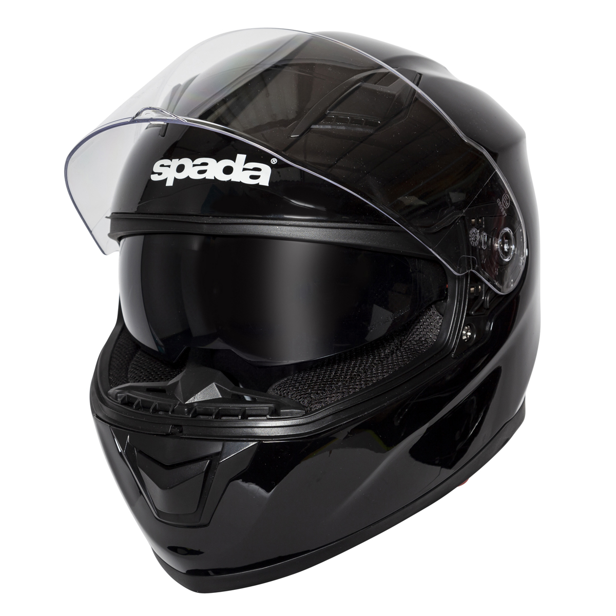 SPADA integrálna moto Prilba SP17 M čierna