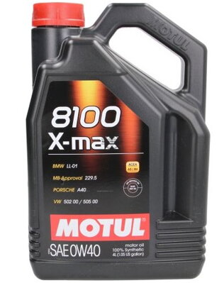 MOTUL Motorový olej 8100 X-Max 0W40 4L