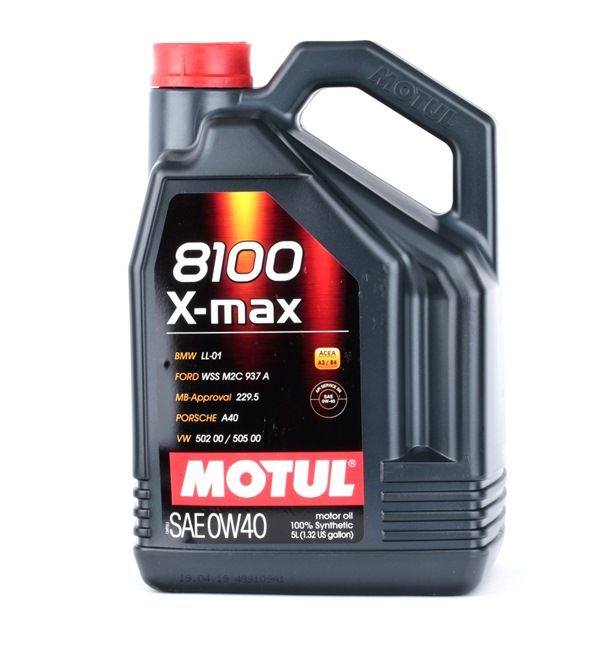 MOTUL Motorový olej 8100 X-Max 0W40 5L