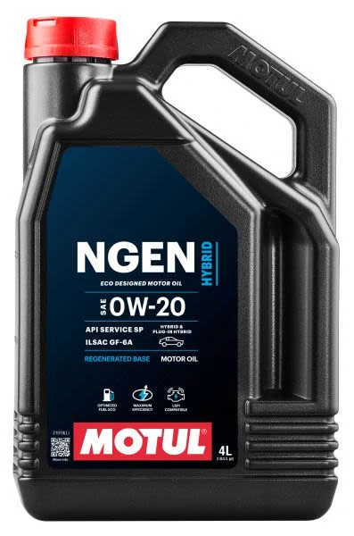MOTUL NGEN HYBRID 0W20 4L