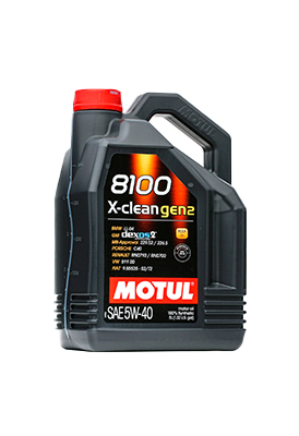 MOTUL Motorový olej 8100 X-Clean gen2 5W40 5L