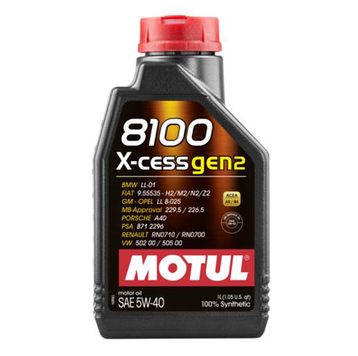 MOTUL Motorový olej 8100 X-Cess gen2 5W40 1L