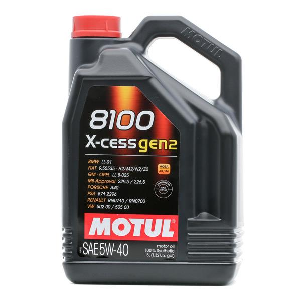 MOTUL Motorový olej 8100 X-Cess gen2 5W40 5L