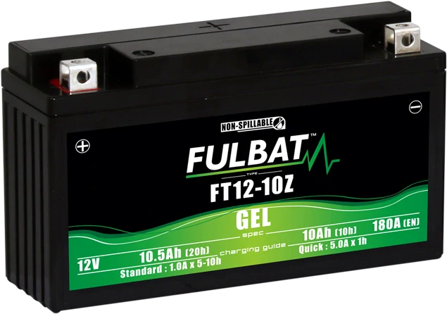 FULBAT FT12-10Z 12V 10Ah 180A (YT12-10Z) 194x59x112mm L+ GEL bezúdržbová motobatéria