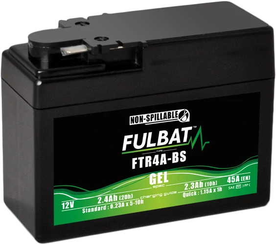 FULBAT FTR4A-BS 12V 2,3Ah 45A 113x48x85mm L+ GEL bezúdržbová motobatéria