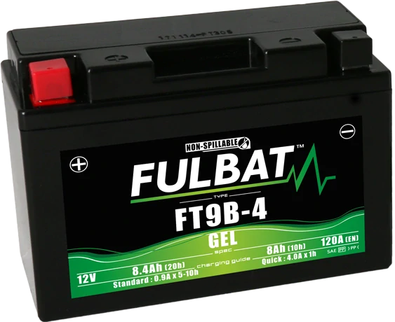 FULBAT FT9B-4 12V 8Ah 120A (YT9B-4) 150x68x105mm L+ GEL bezúdržbová motobatéria