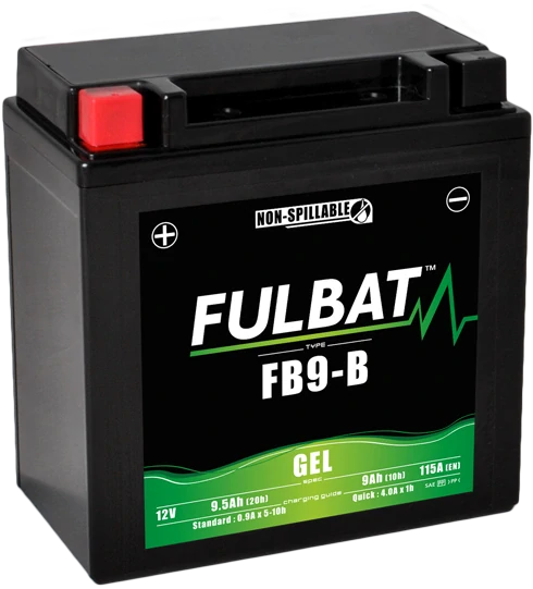 FULBAT FB9-B 12V 9Ah 115A 135x75x139mm L+ GEL bezúdržbová motobatéria