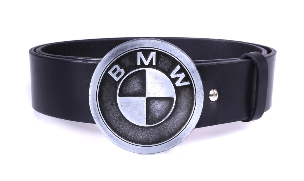 TXR Kožený opasok BMW 120 cm