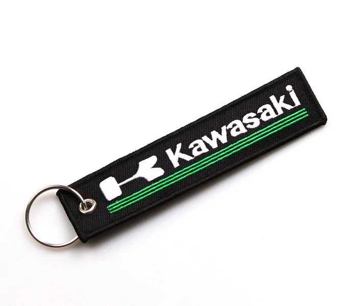 TXR Textilná kľúčenka Kawasaki