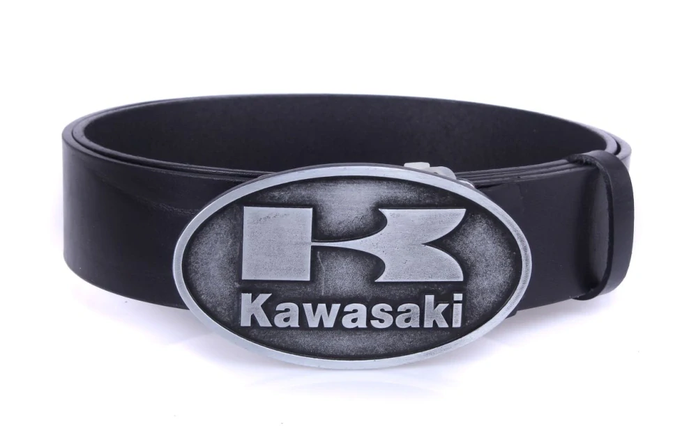 TXR Kožený opasok Kawasaki 130 cm