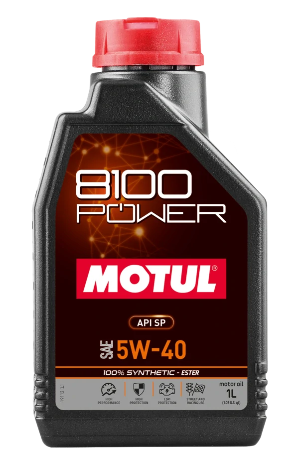 MOTUL Motorový olej 8100 Power 5W40 1L