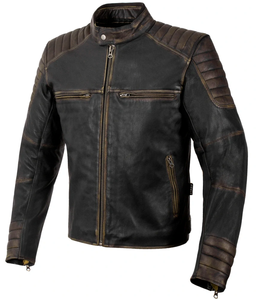 TXR Bunda na motorku Vintage hnedá XXL