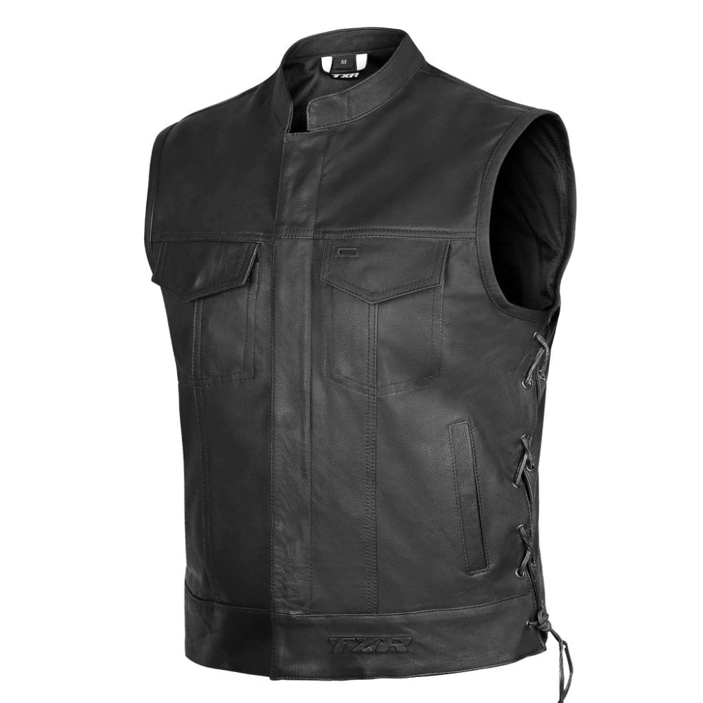 TXR Kožená vesta na motorku Bandit 2 4XL