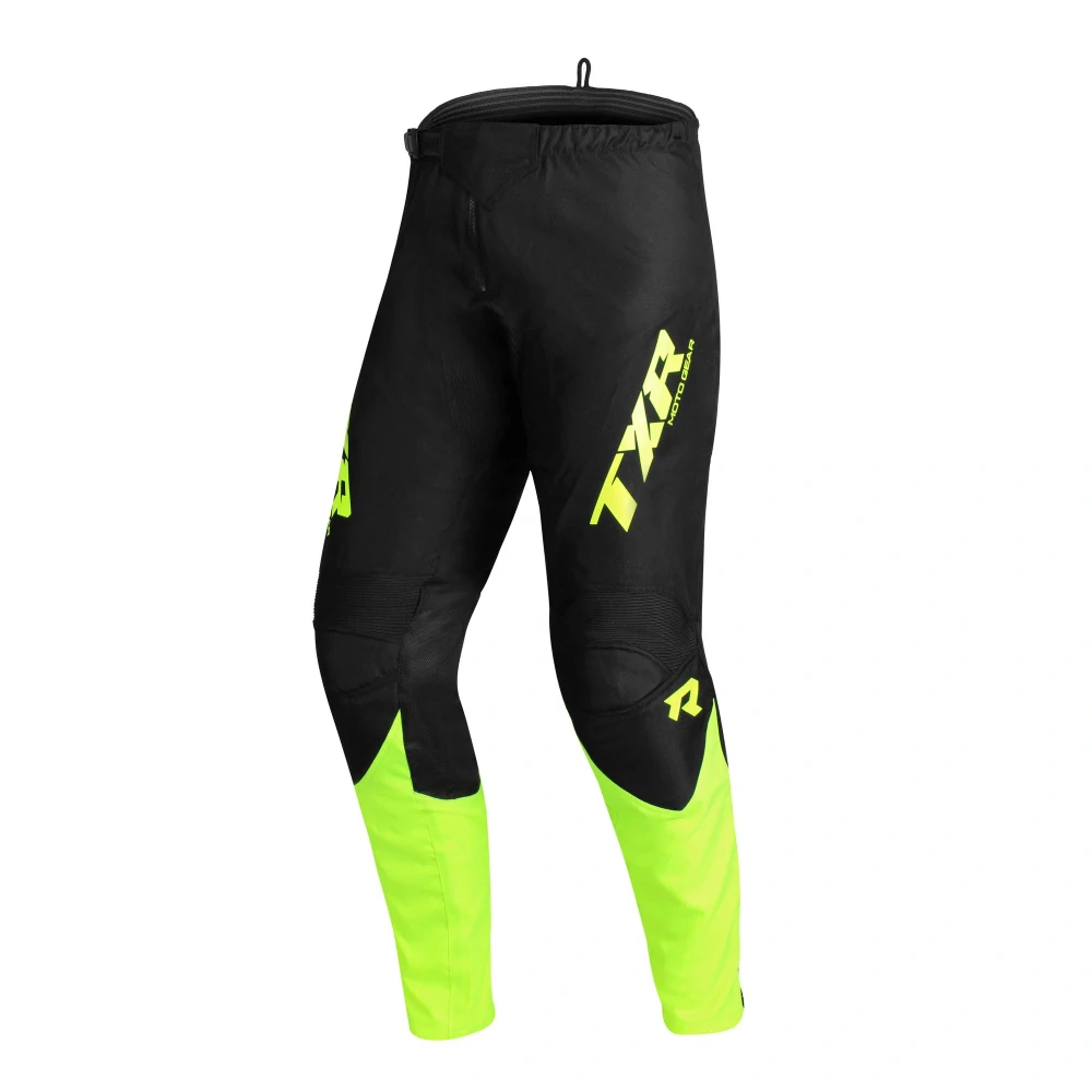 TXR Motokrosové nohavice Pulse čierno-fluo žlté L