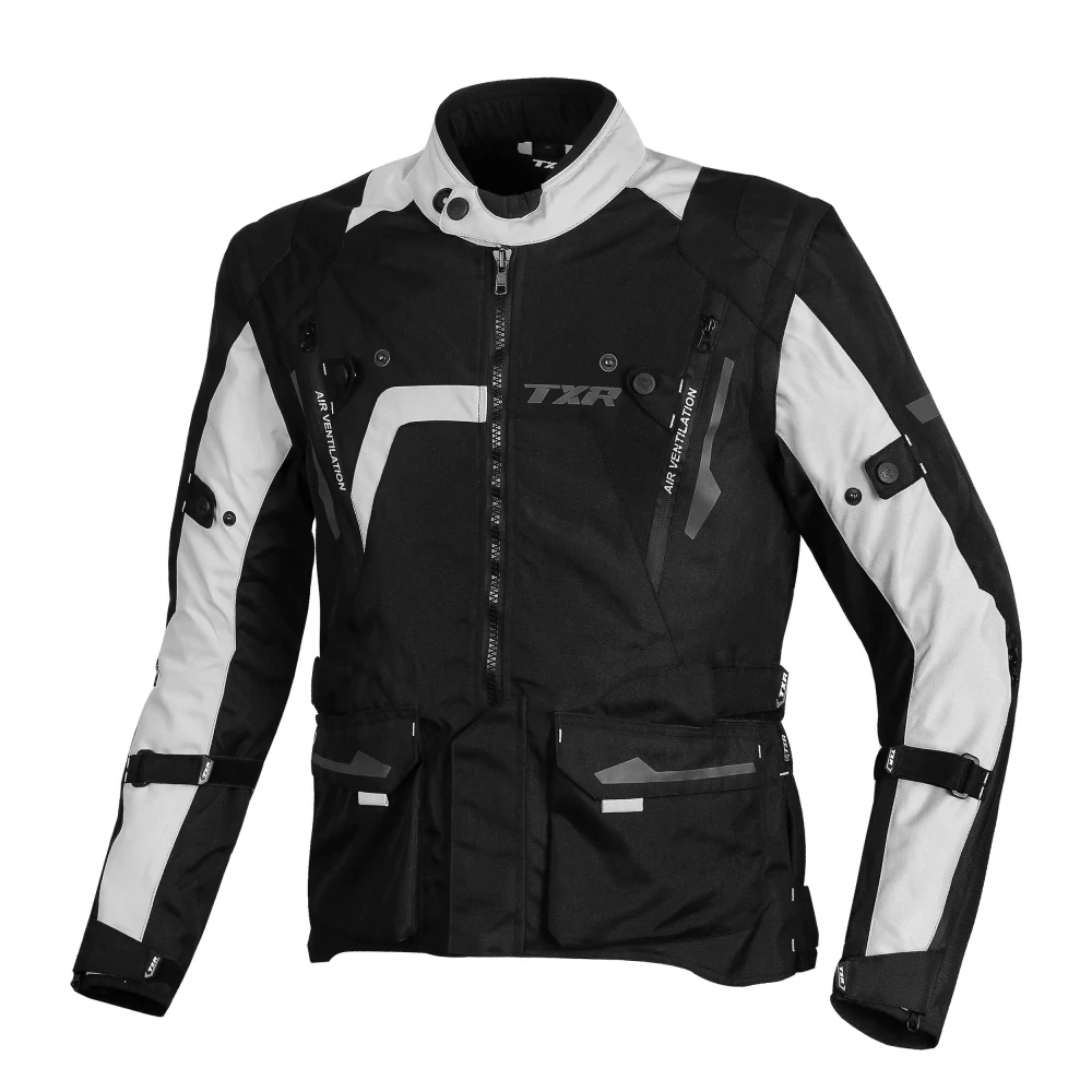 TXR Bunda na motorku Enduro 2 čierno-sivá 4XL