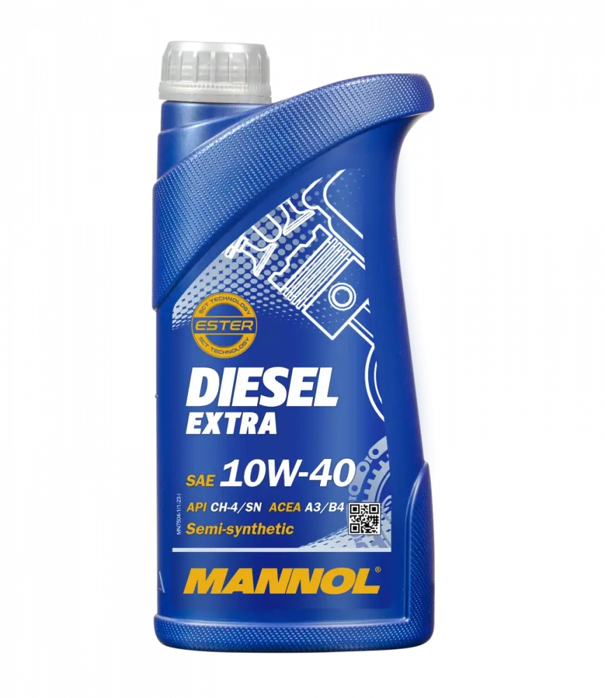 MANNOL Motorový olej 7504 Diesel Extra 10W-40 - 1L