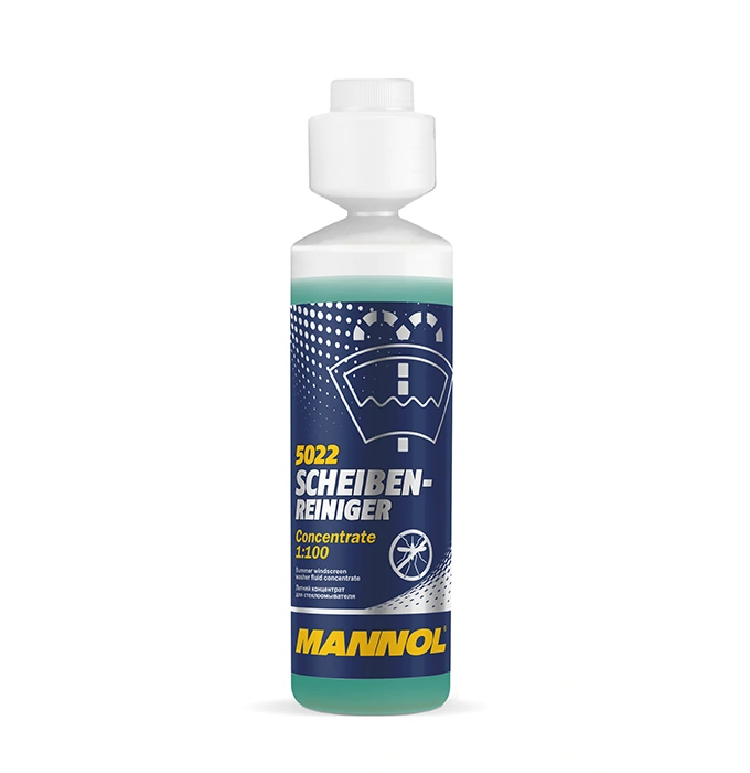MANNOL 5022 Scheiben Reiniger 1:100 (letný koncentrát do ostrekovačov) - 250ml