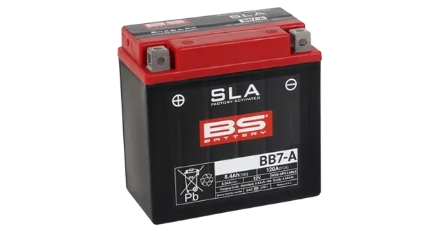BS-BATTERY BB7-A 12V 8Ah 120A (YB7-A) 135x75x133mm L+ AGM bezúdržbová motobatéria