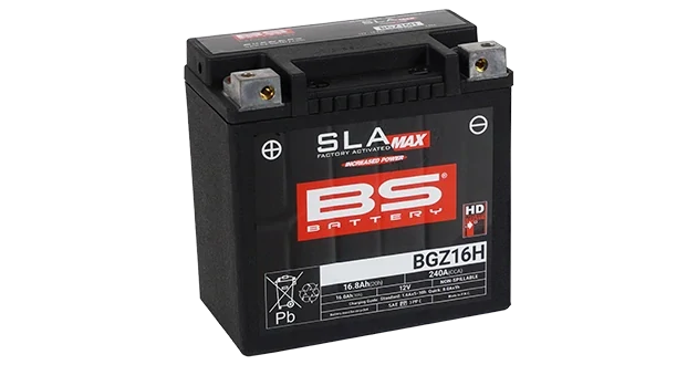 BS-BATTERY BGZ16H 12V 16Ah 240A (GYZ16H) 150x88x145mm L+ AGM bezúdržbová motobatéria