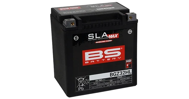 BS-BATTERY BGZ32HL 12V 32Ah 500A (GYZ32HL) 170x132x175mm P+ AGM bezúdržbová motobatéria