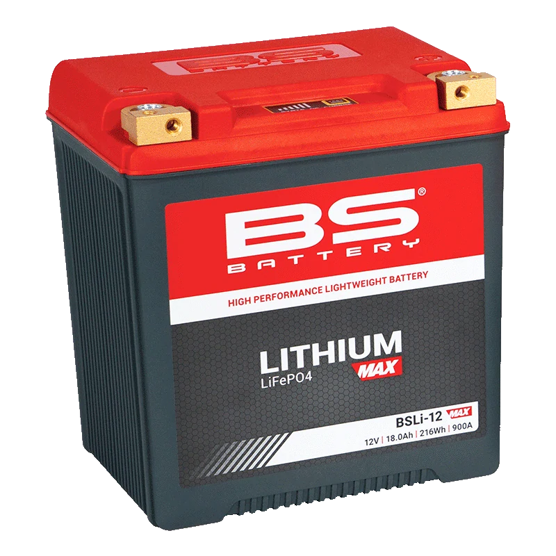 BS-BATTERY BSLI-12 MAX 12V 18Ah 900A P+ LiFePO4 lítiová motobatéria