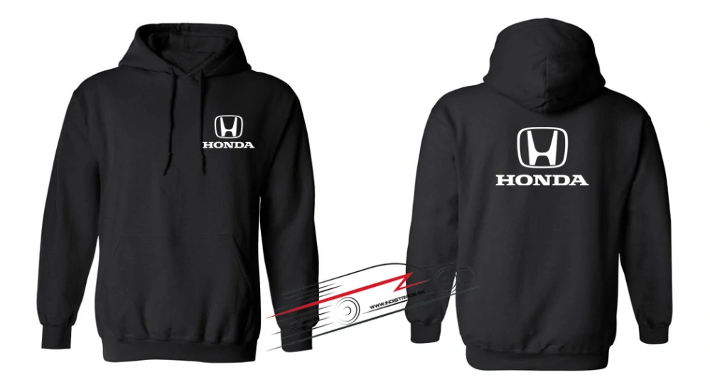 Mikina s motívom HONDA čierna XL