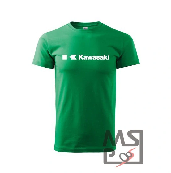 Pánske tričko s motívom Kawasaki 23 zelené M