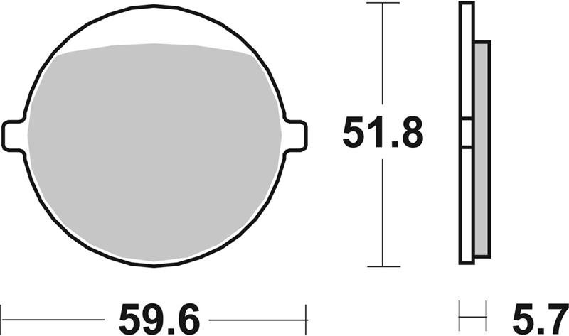 SBS Brzdové destičky 699HF