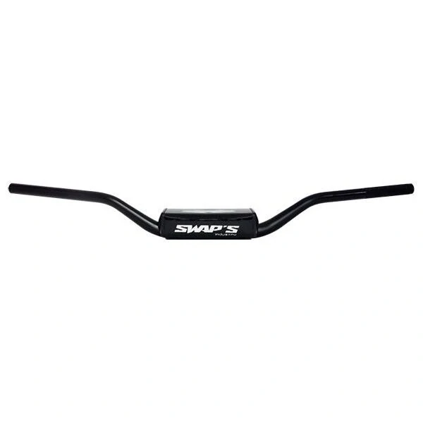 SWAPS Riadidlá motocykla hliníkové 28,6 mm čierne + penový chránič - vysoké