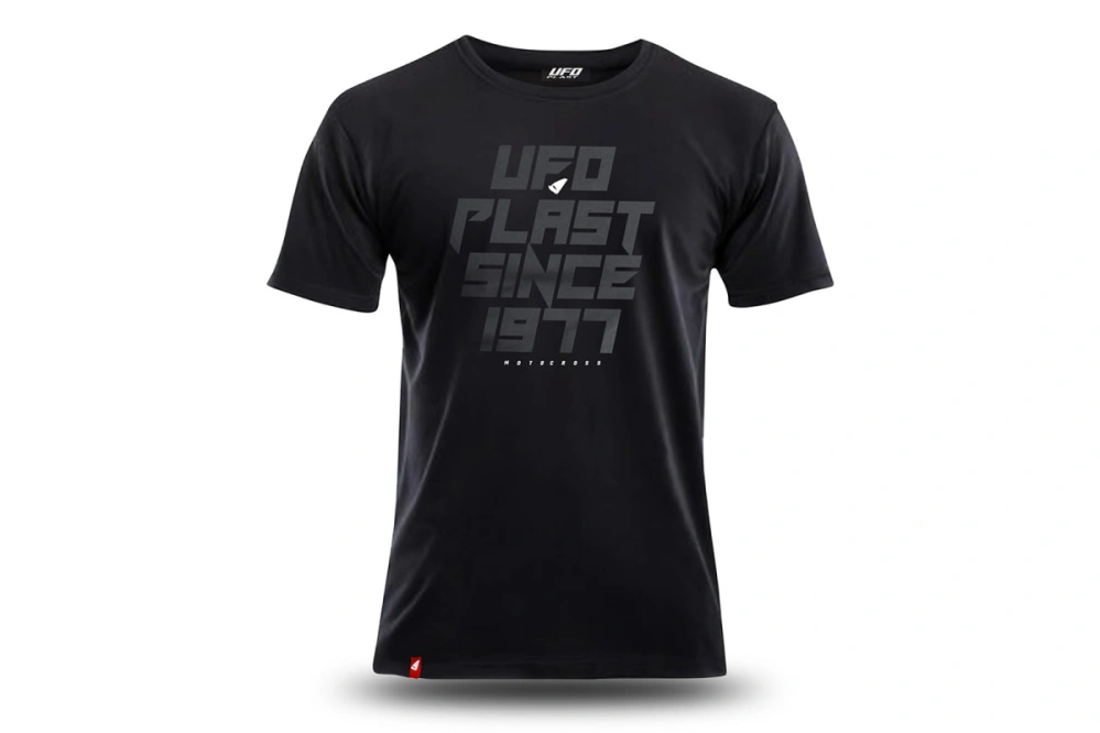 UFO PLAST Tričko čierne Since 1977 L