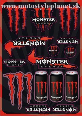 Nálepky moto Monster Energy 3