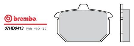 BREMBO brzdové destičky moto 07HD0413