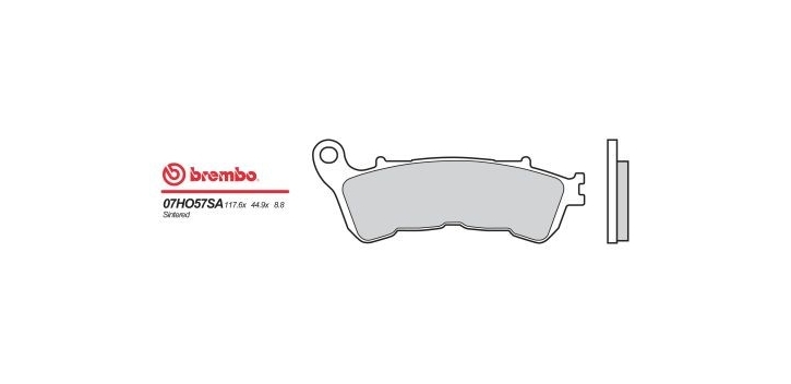 BREMBO brzdové destičky moto 07HO57SA