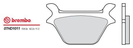 BREMBO brzdové destičky moto 07HD1011