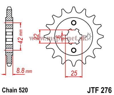 JTF276 16 zubov
