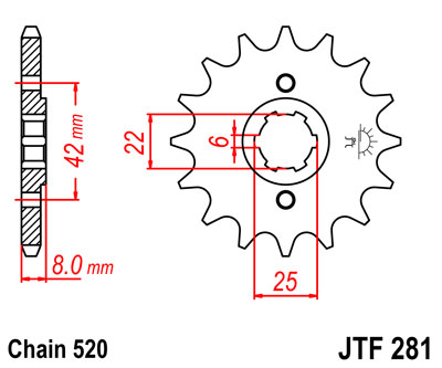 JTF281 15 zubov