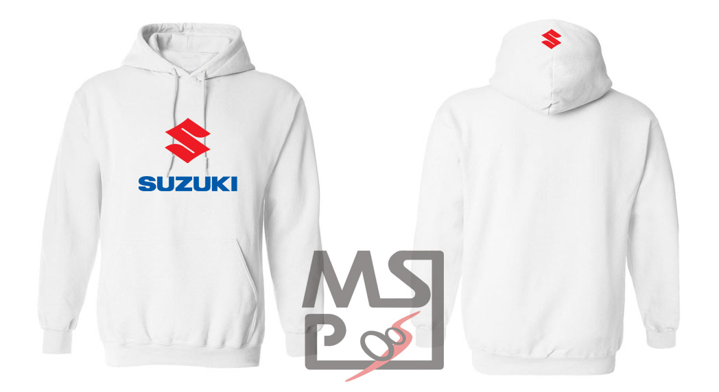 Pánska mikina MSP s motívom Suzuki kapucňová