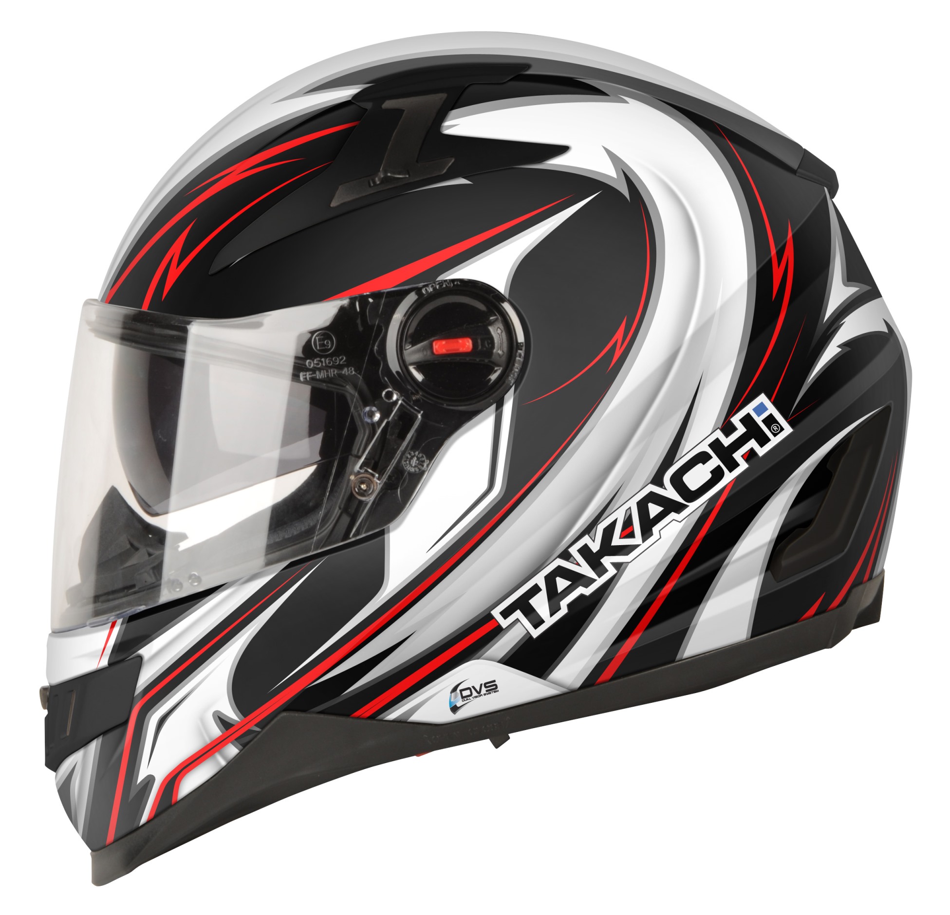 TAKACHi Integrálna moto prilba TK44 XL červená
