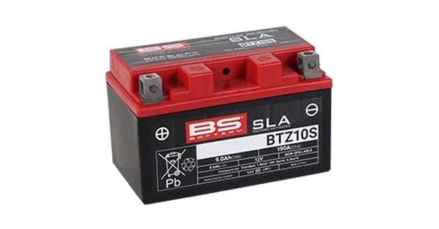 BS-BATTERY BTZ10S 12V 8.6Ah 190A (YTZ10S) 150x88x93mm L+ AGM bezúdržbová motobatéria