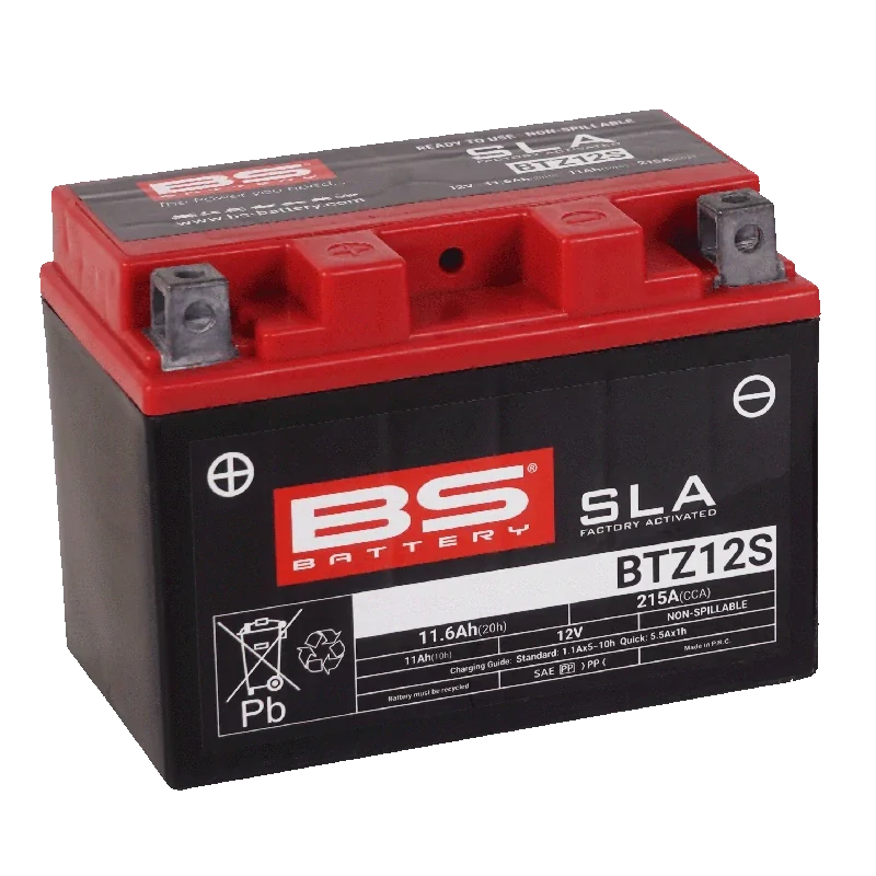 BS-BATTERY BTZ12S 12V 11Ah 215A (YTZ12S) 150x88x110mm L+ AGM bezúdržbová motobatéria