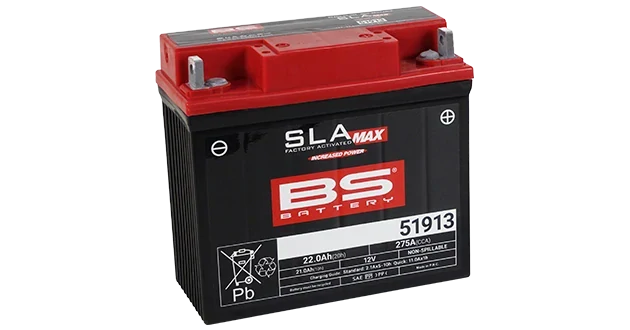 BS-BATTERY 51913 12V 21Ah 275A 186x82x171mm P+ AGM bezúdržbová motobatéria