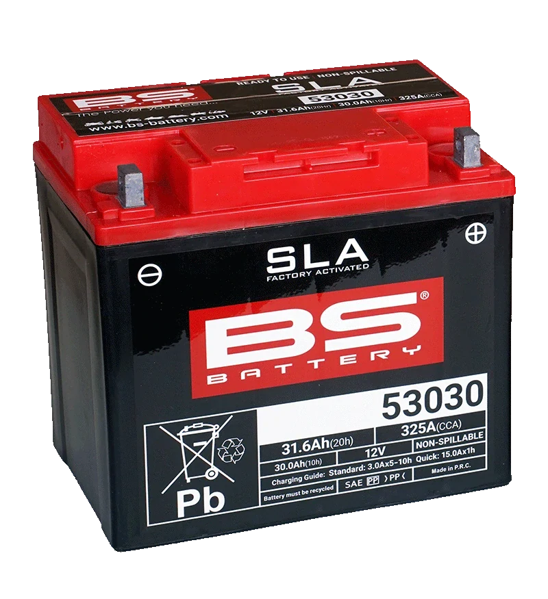 BS-BATTERY 53030 12V 30Ah 325A 184x124x170mm P+ AGM bezúdržbová motobatéria
