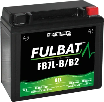 FULBAT FB7L-B/B2 12V 8Ah 100A (YB7L-B/B2) 136x76x130mm P+ GEL bezúdržbová motobatéria