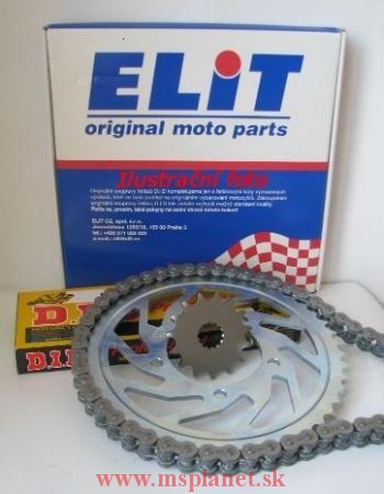 DID Reťazová sada na motorku MO 125-444