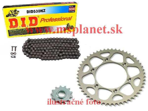 DID Reťazová sada na motorku MO 121-32