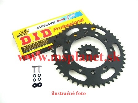DID Reťazová sada na motorku MO 121-61
