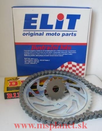 DID Reťazová sada na motorku MO 121-90