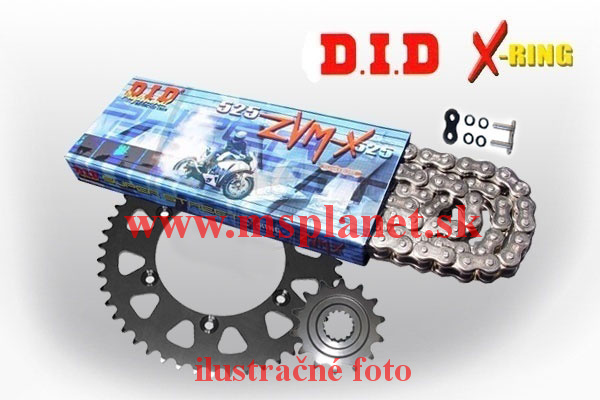 DID Reťazová sada na motorku MO 125-571