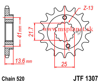JTF1307 14 zubov